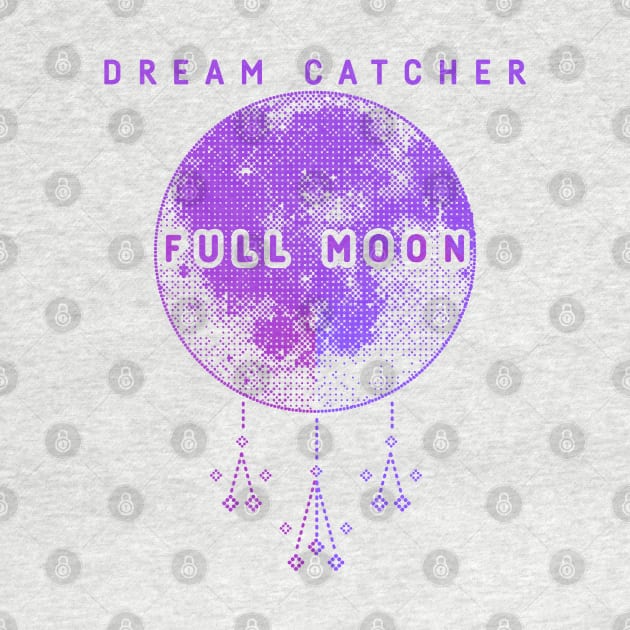 Dreamcatcher Full Moon by hallyupunch